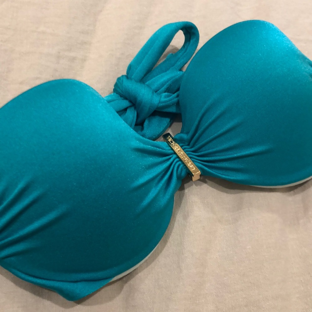 Victoria’s Secret teal bandeau bikini